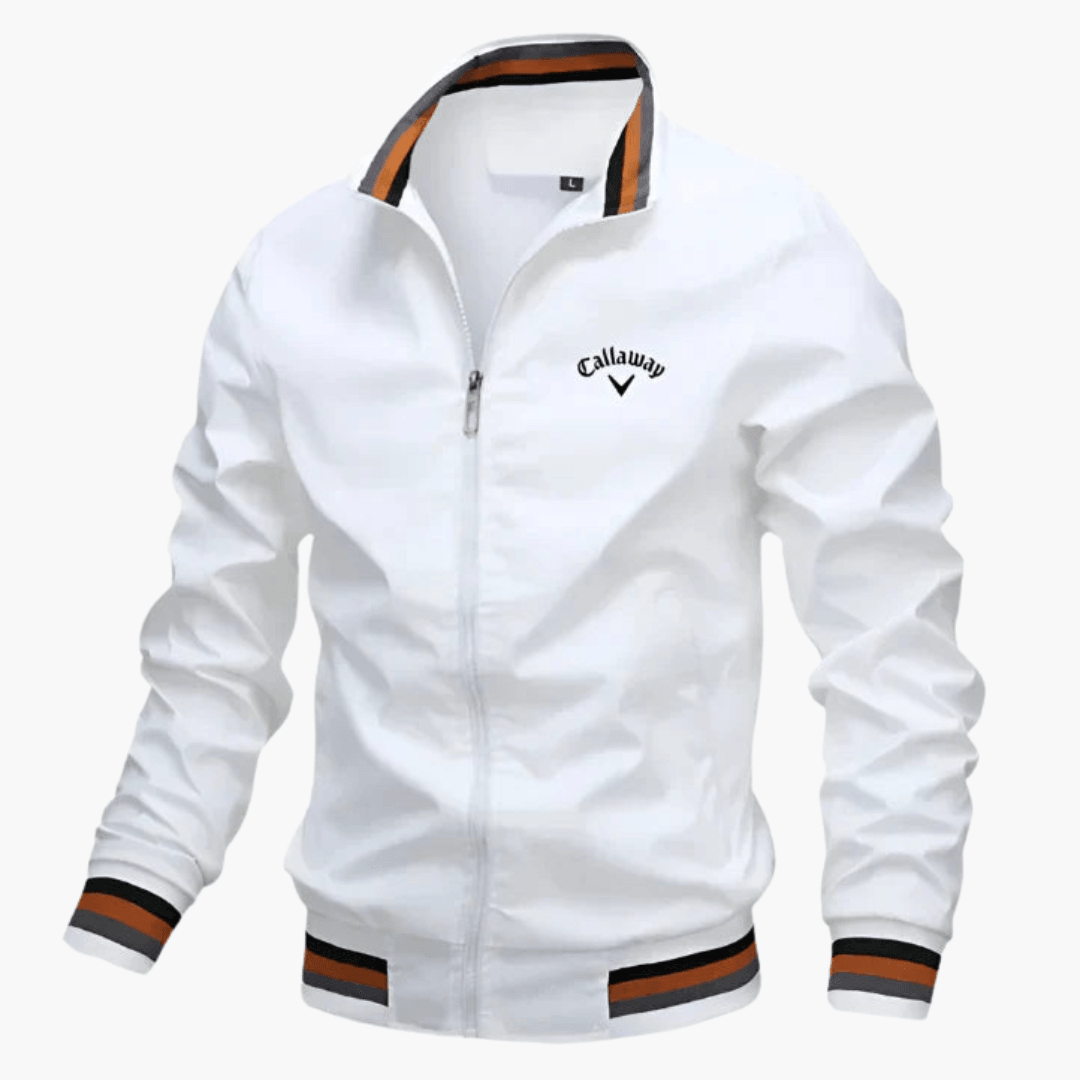 Valerius – Premium Herrenjacke Winddicht & Vielseitig Elegant Weiß