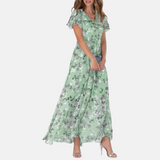 Isabella - Elegantes Sommerkleid mit Blumenmuster