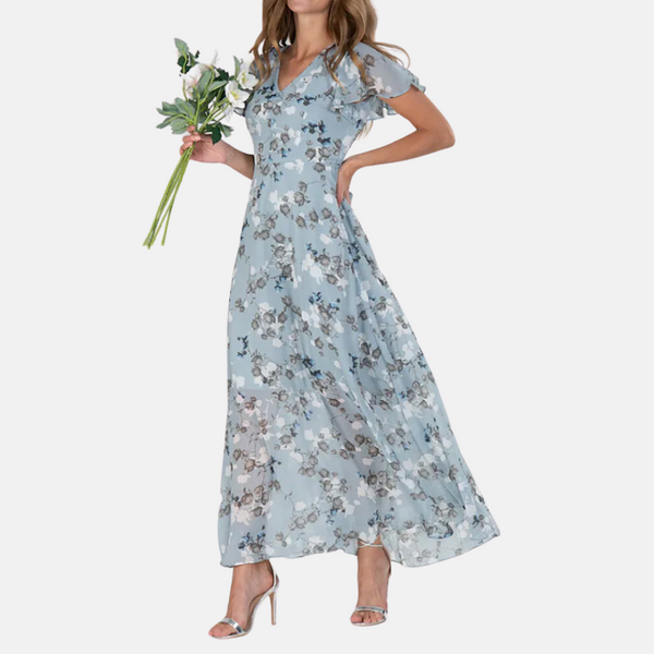 Isabella - Elegantes Sommerkleid mit Blumenmuster