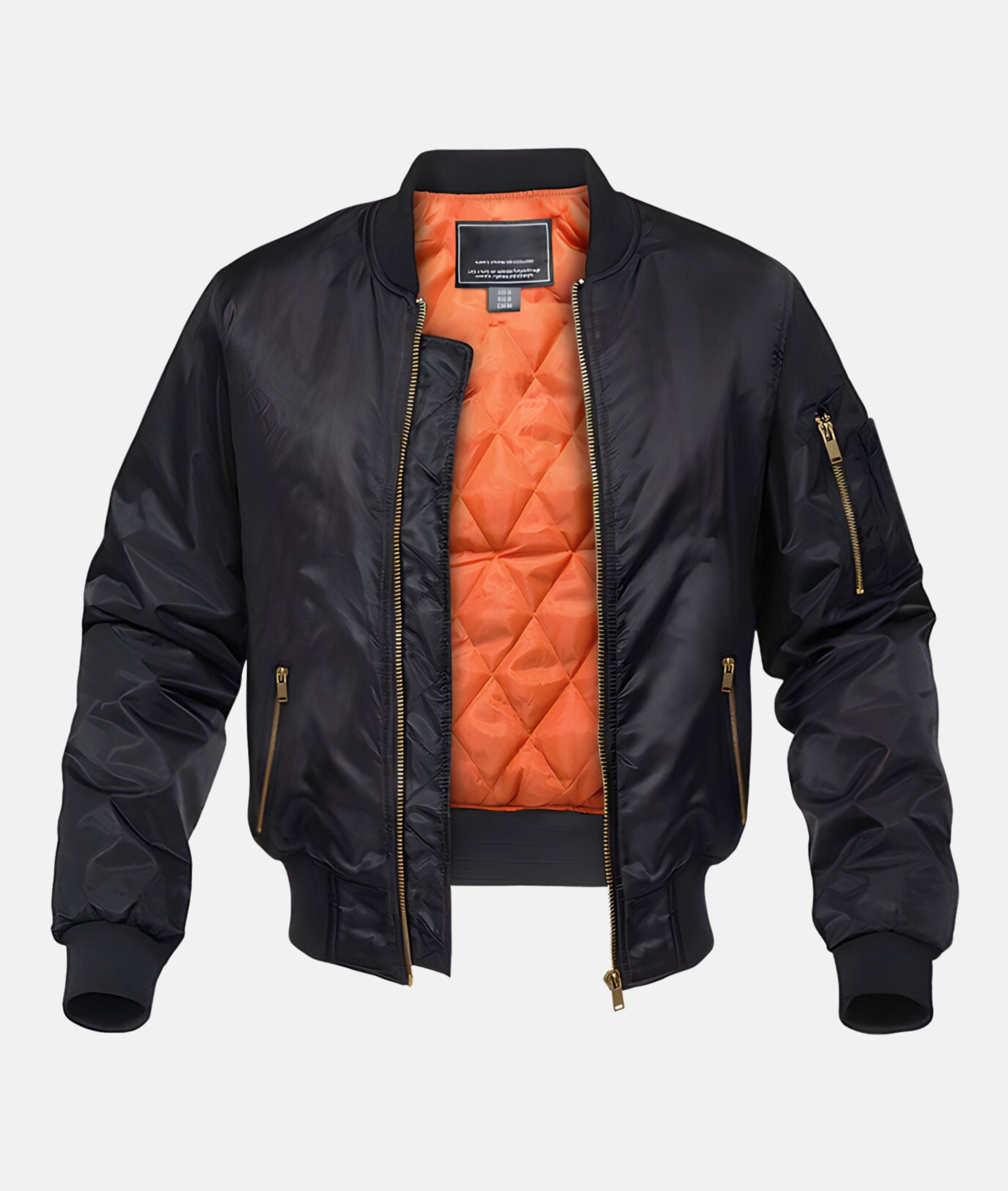 Viggo - Stylische Bomberjacke Für Männer Schwarz