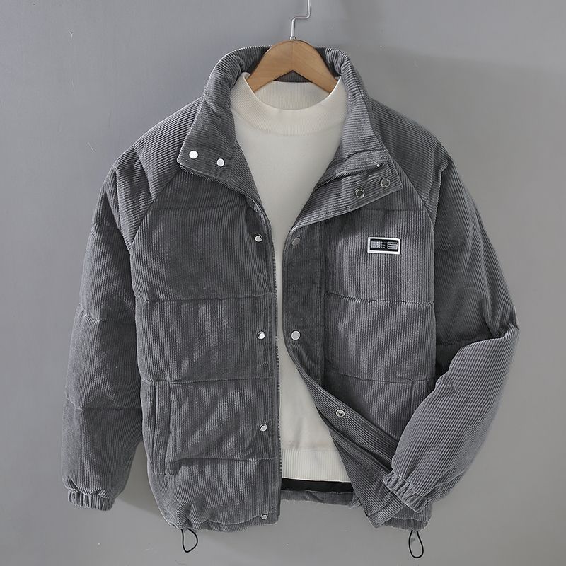 Vornulf – Tommy Kordjacke für Herren Vintage Style Grau