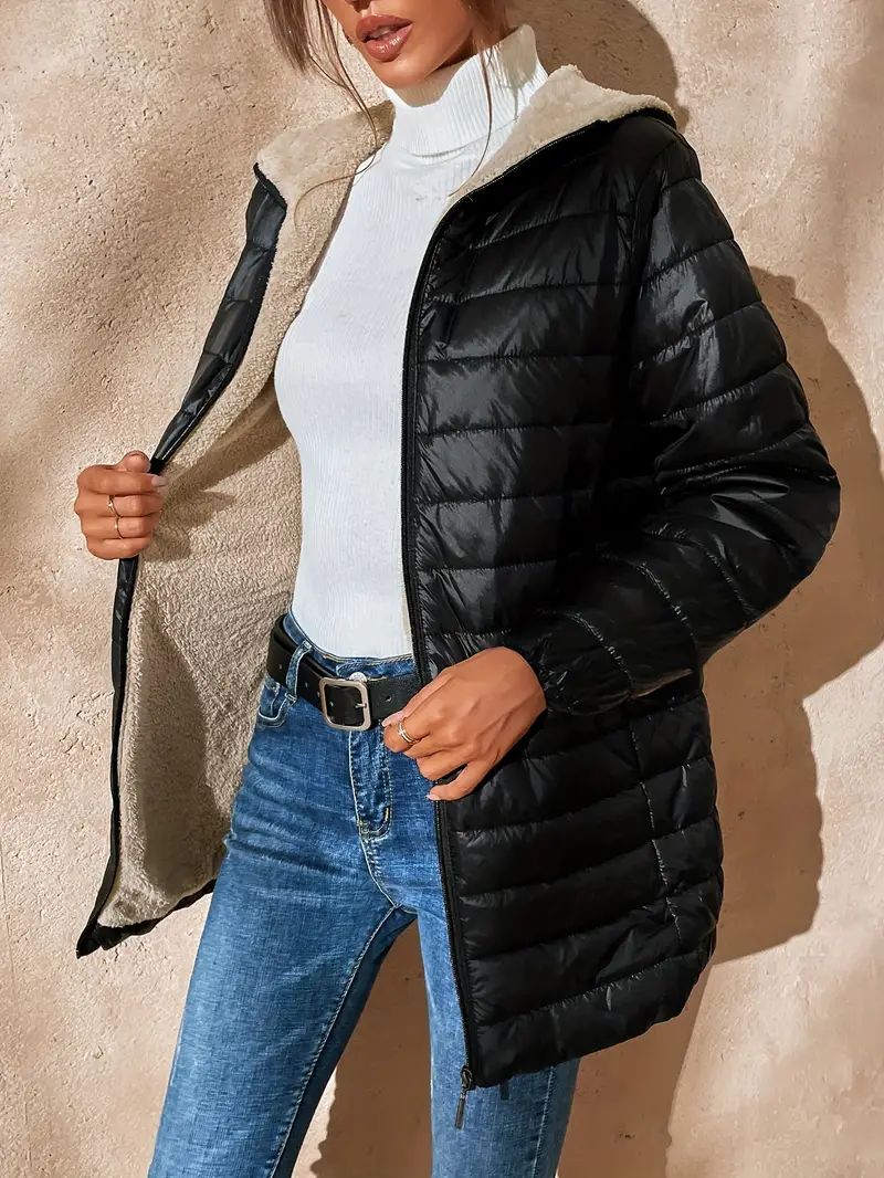 Perfekter mit Fleece gefütterte Mantel
