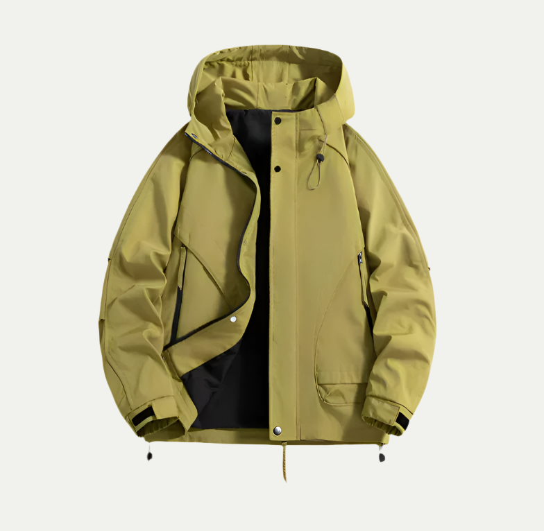 Charly - Wasserdichte Leichtjacke mit Verstellbarer Kapuze