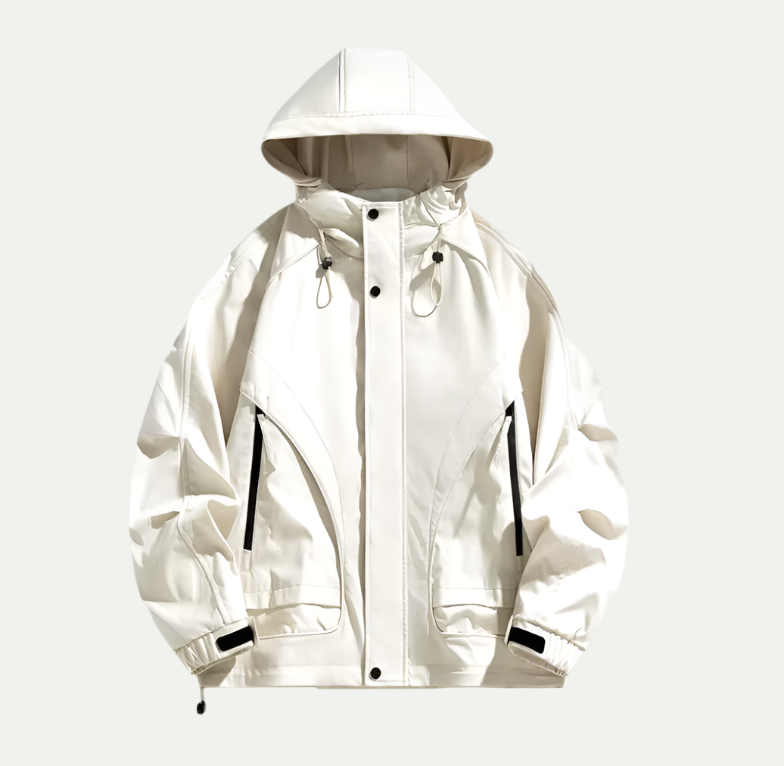 Charly - Wasserdichte Leichtjacke mit Verstellbarer Kapuze