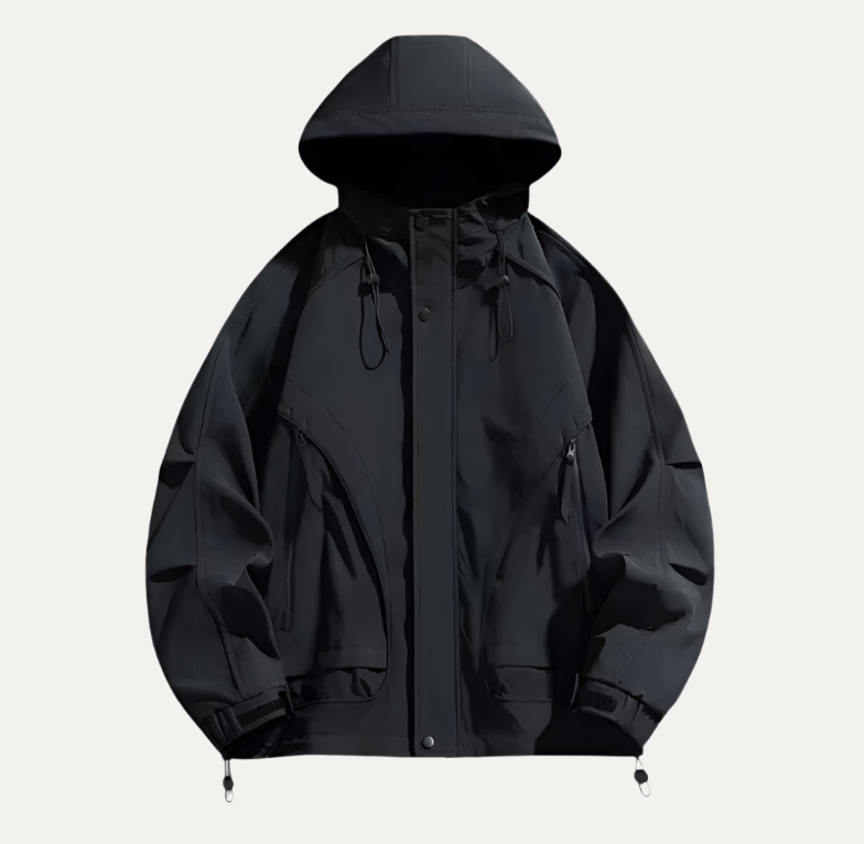 Charly - Wasserdichte Leichtjacke mit Verstellbarer Kapuze