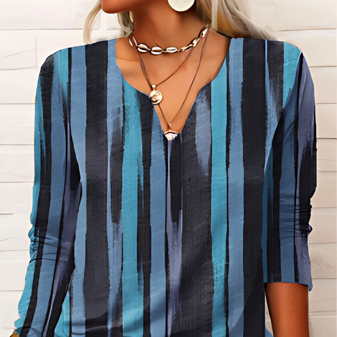 Cymbella - Damen Bequeme Bluse Vintage Charme