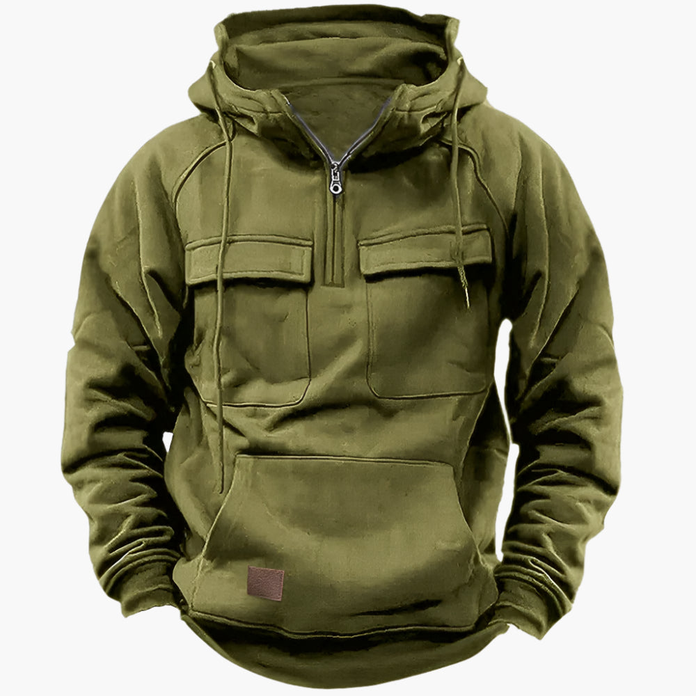 Ciro - Herren Winter Hoodie Taktisch mit Zipper
