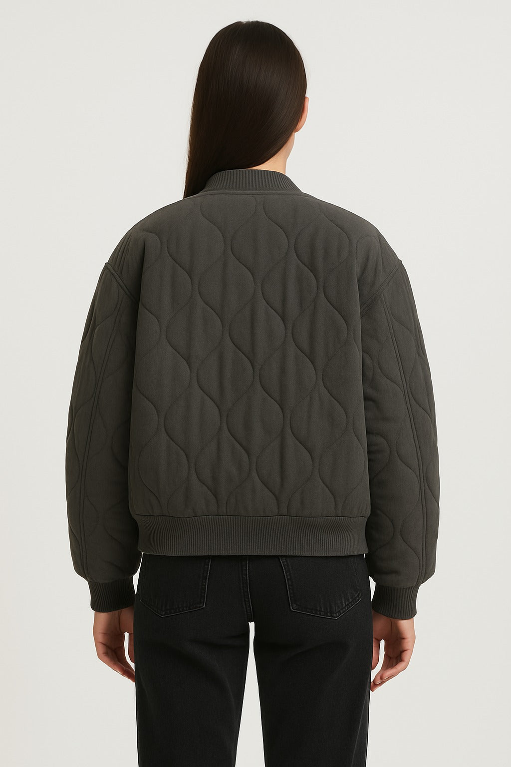 Gisela – Lässige Oversized Bomberjacke Für Damen