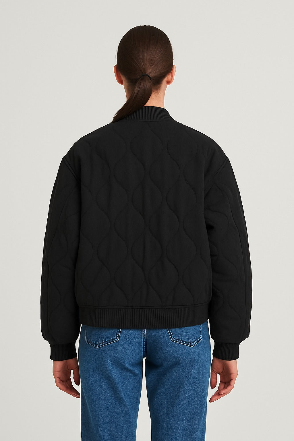 Gisela – Lässige Oversized Bomberjacke Für Damen