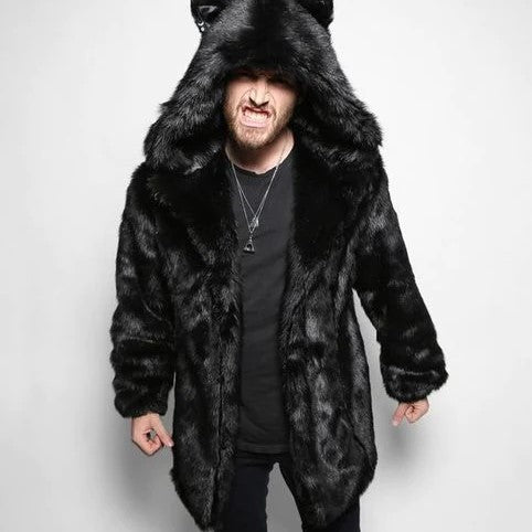 Lothar - Luxus Bontmantel Herren Mit Kapuze