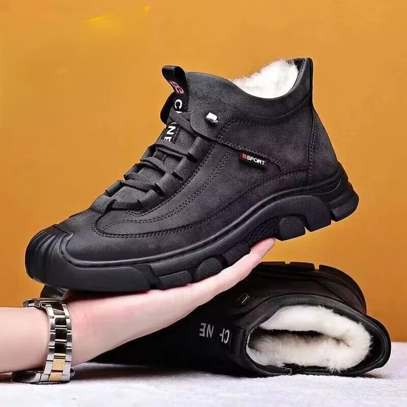 Donald - Warme Herren Winterschuhe aus Baumwolle