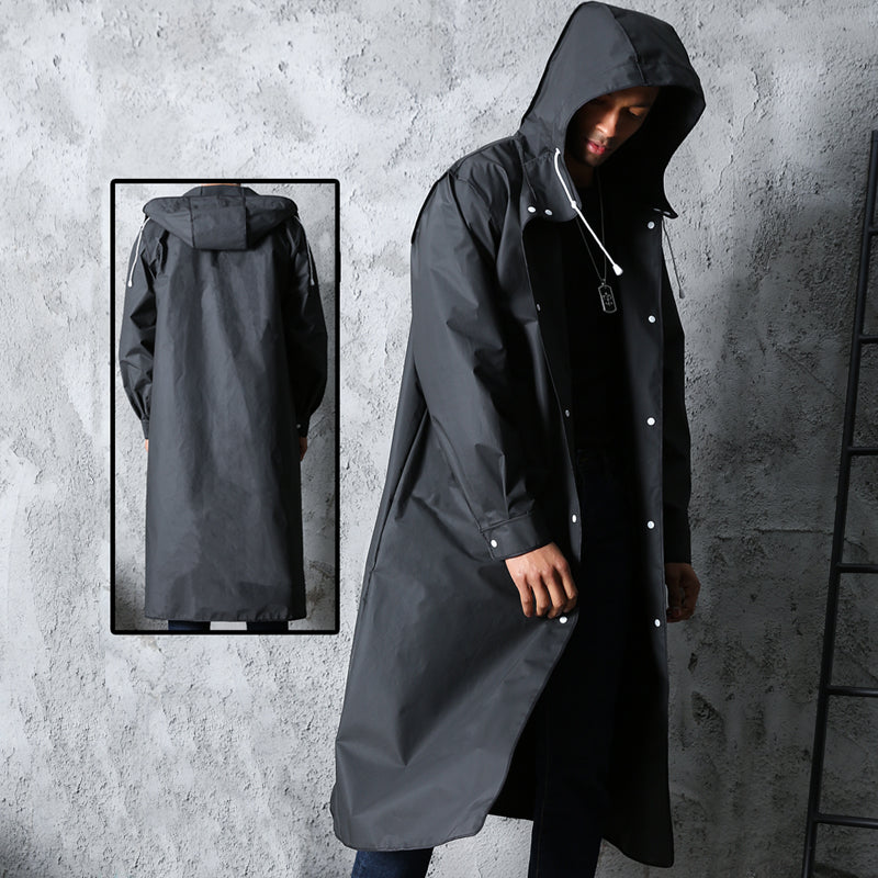Cyra - Unisex Lang Regenmantel Wasserdicht Outdoor