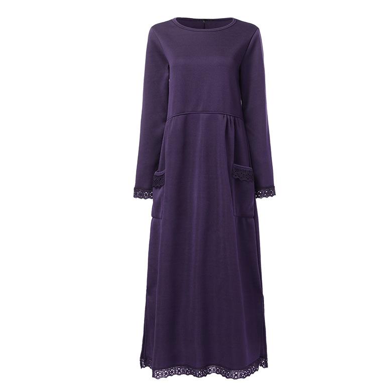 Esabela - Elegantes langes Strickkleid