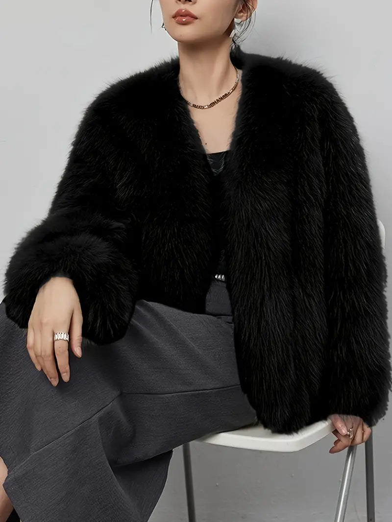 Soft Faux Fur Coat