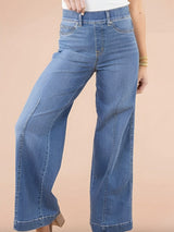 Lorene - Weitbeinige High-Waist-Jeans