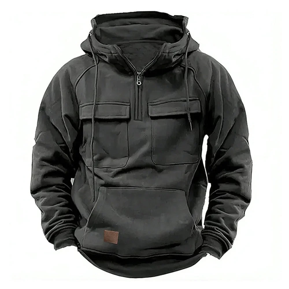 Ciro - Herren Winter Hoodie Taktisch mit Zipper