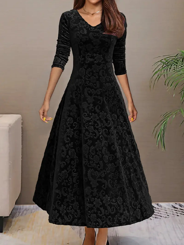 Morrigan - Vielseitig Elegantes Ausgestelltes Kleid