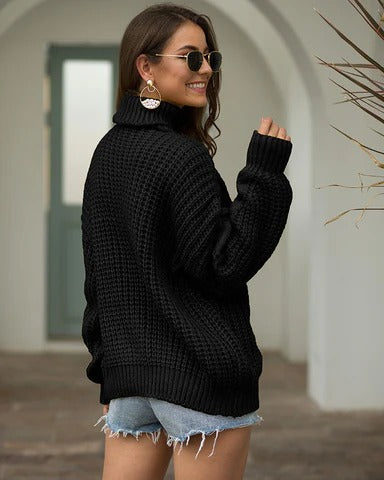 Miranda – Rollkragenpullover aus Strick für Damen