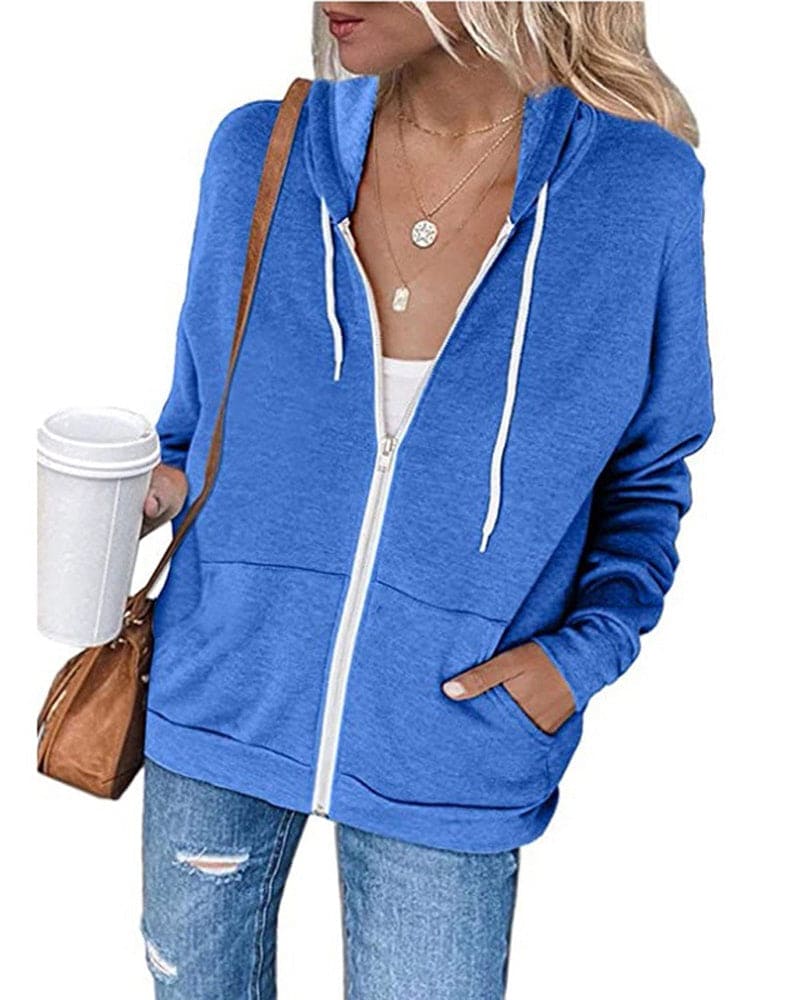 Paulina - Damen Kapuzenjacke mit Reißverschluss