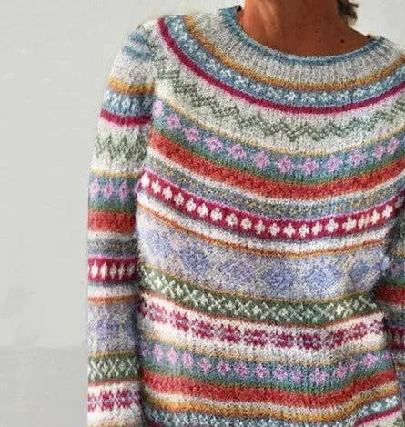 Guenevier - Chic Retro Herbst Pullover für gemütliche Tage