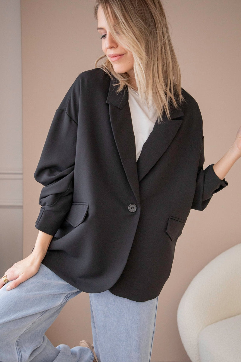 Bomber Blazer Black - Jacket