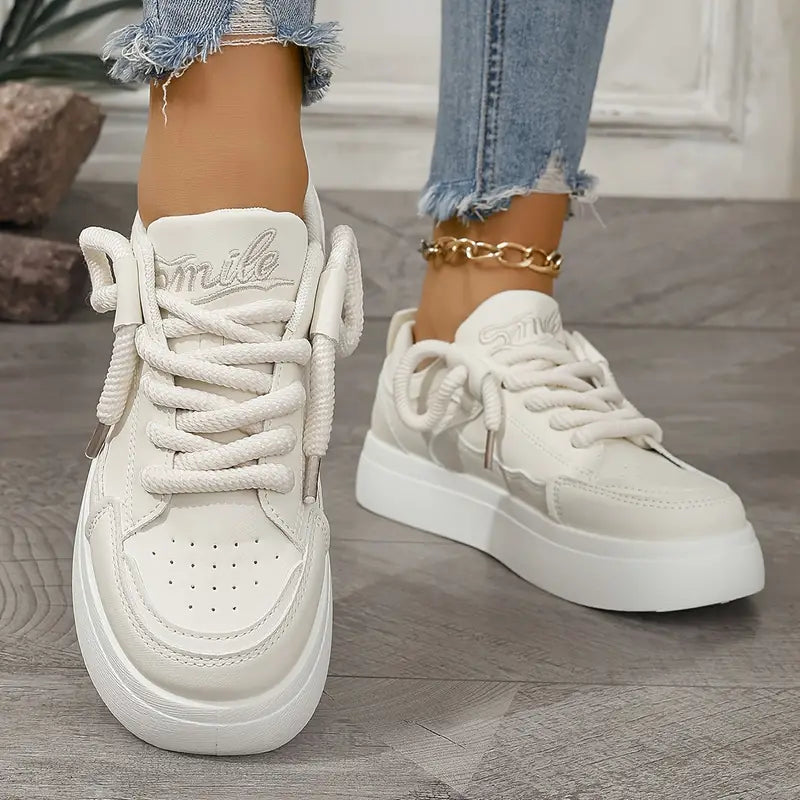 Creszentia - Atmungsaktive Lift-Sneakers Einfarbig