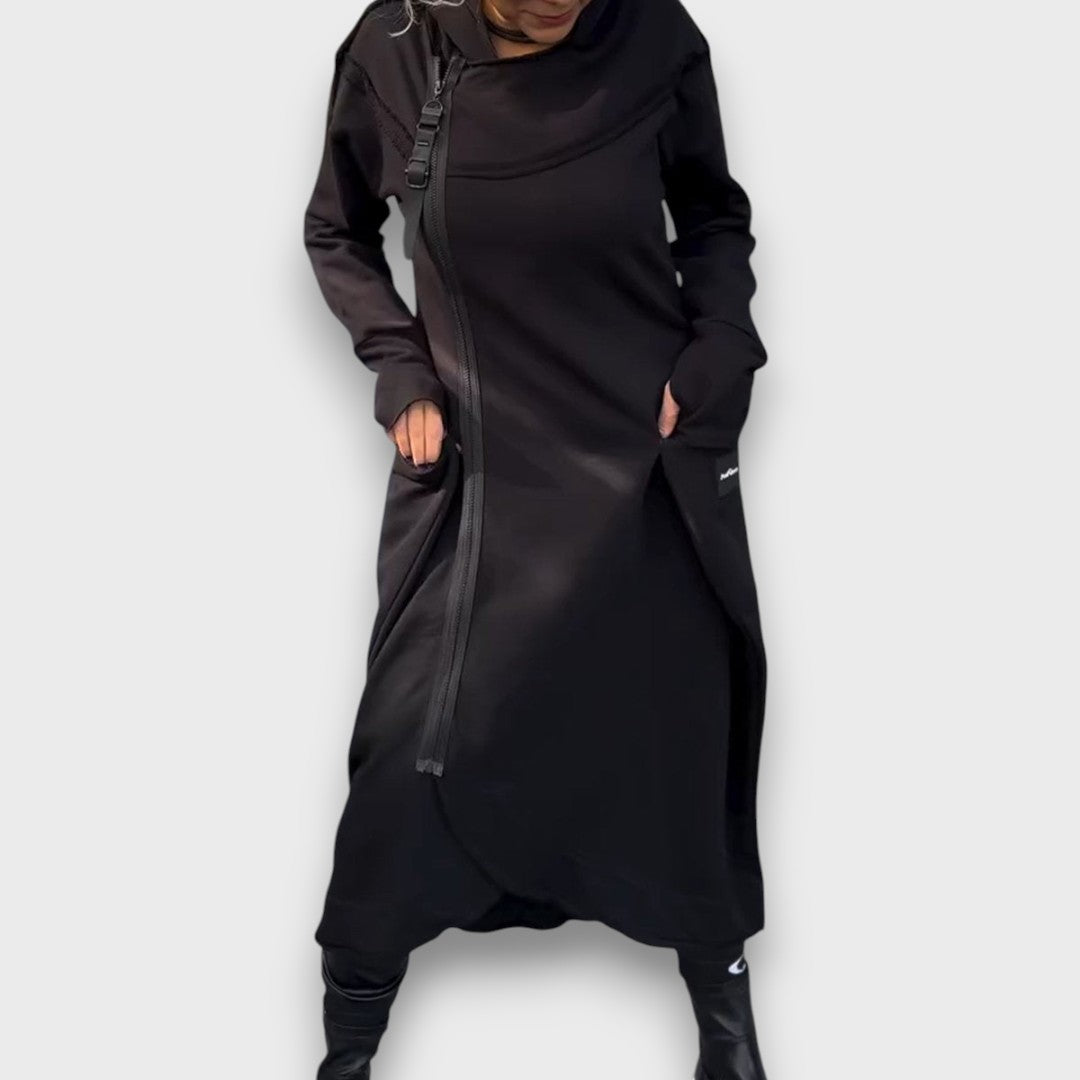 Uschi – Sweaterkleid Mit Kapuze