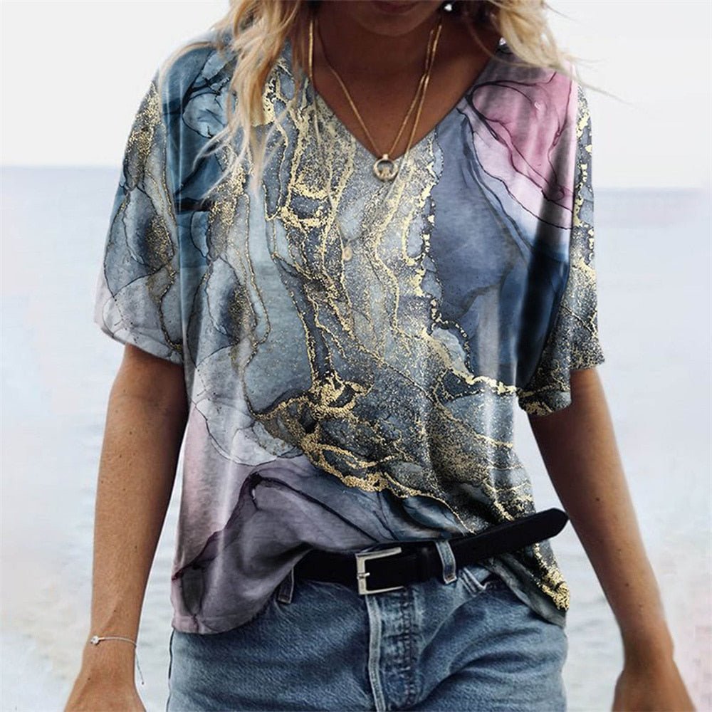 Regina - Originelles Damen-T-Shirt im Boho-Stil