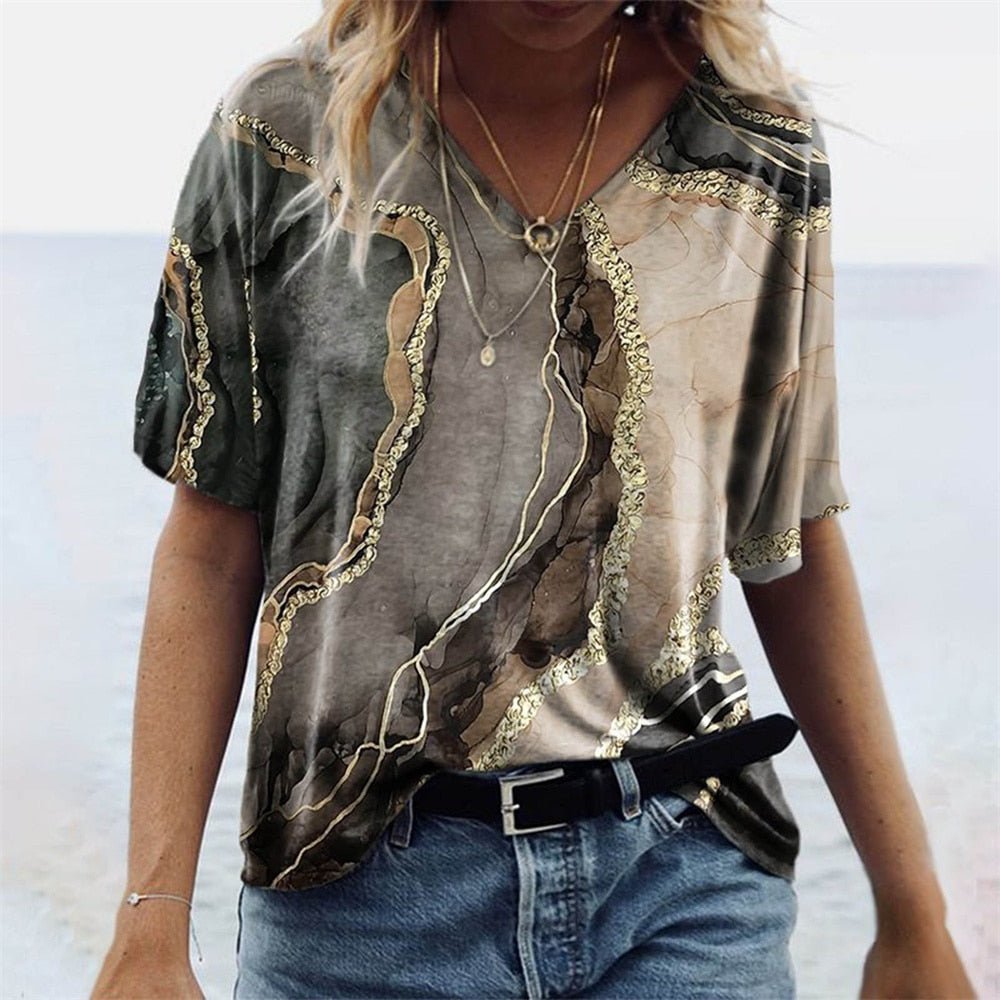 Regina - Originelles Damen-T-Shirt im Boho-Stil