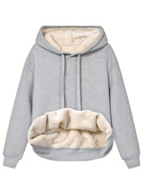 Rosalie - Sweatshirt mit Kapuze und Fleece-Futter, ideal für kalte Tage