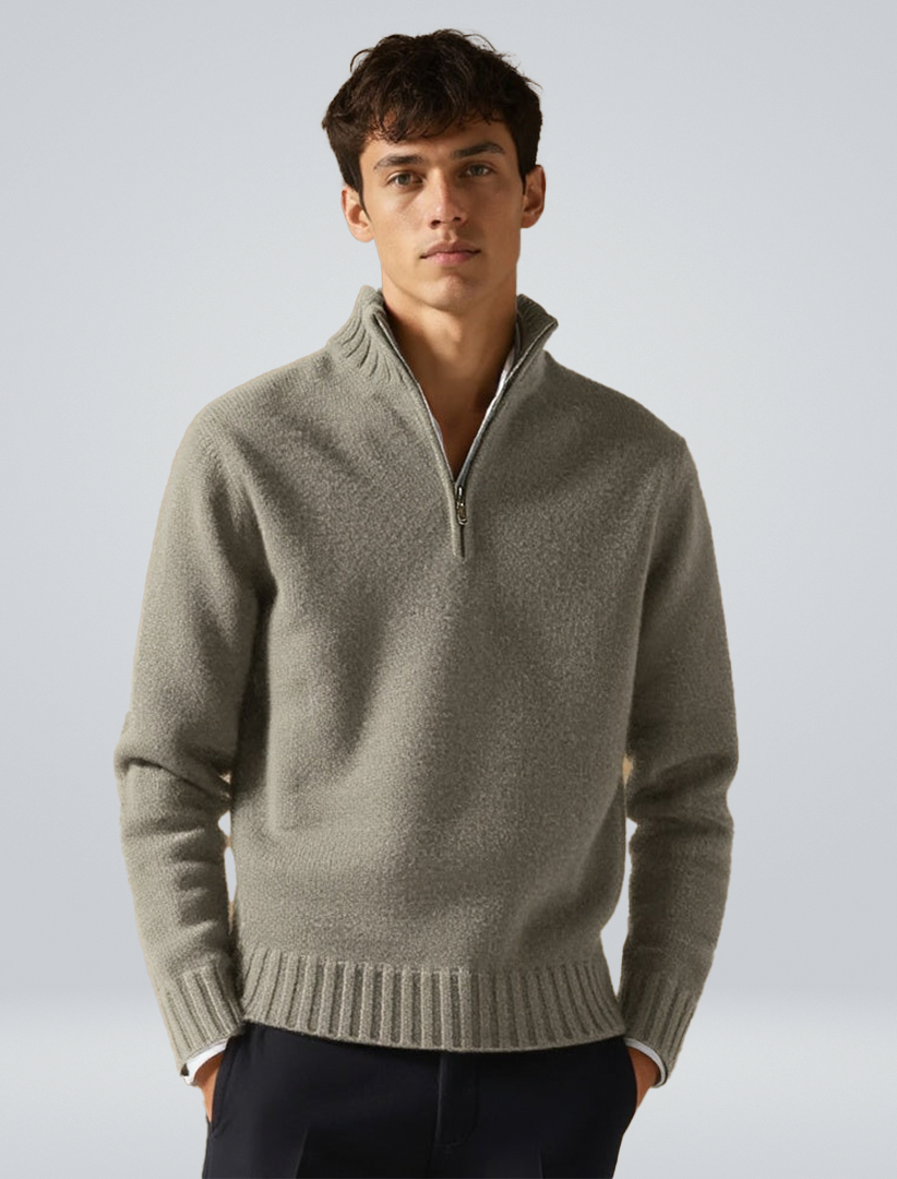 Siram - Pullover Winter Warm mit Halbreißverschluss