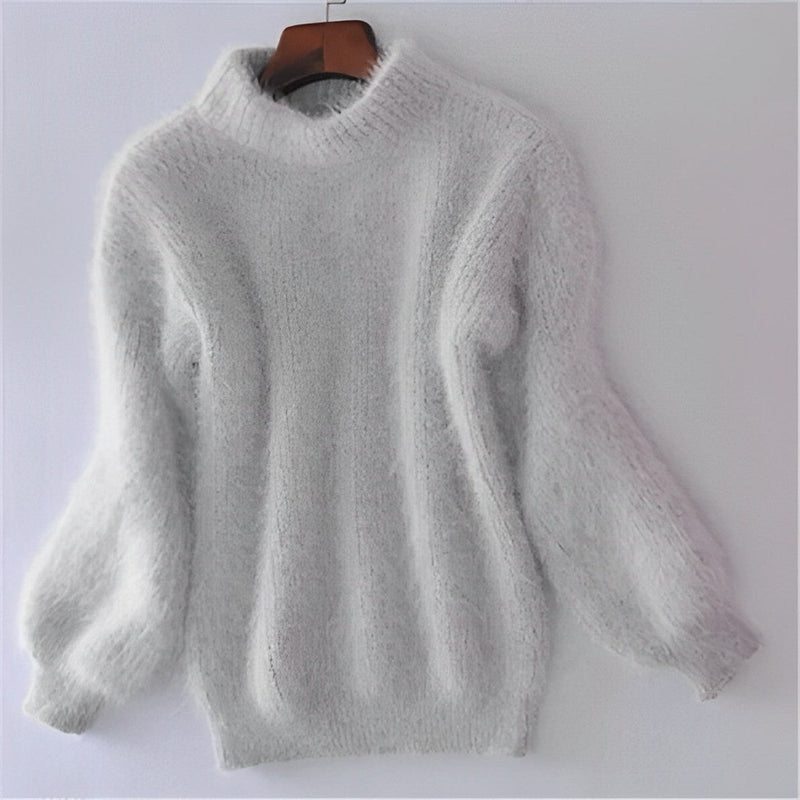 Celandine - Strickpullover mit halbhohem Kragen