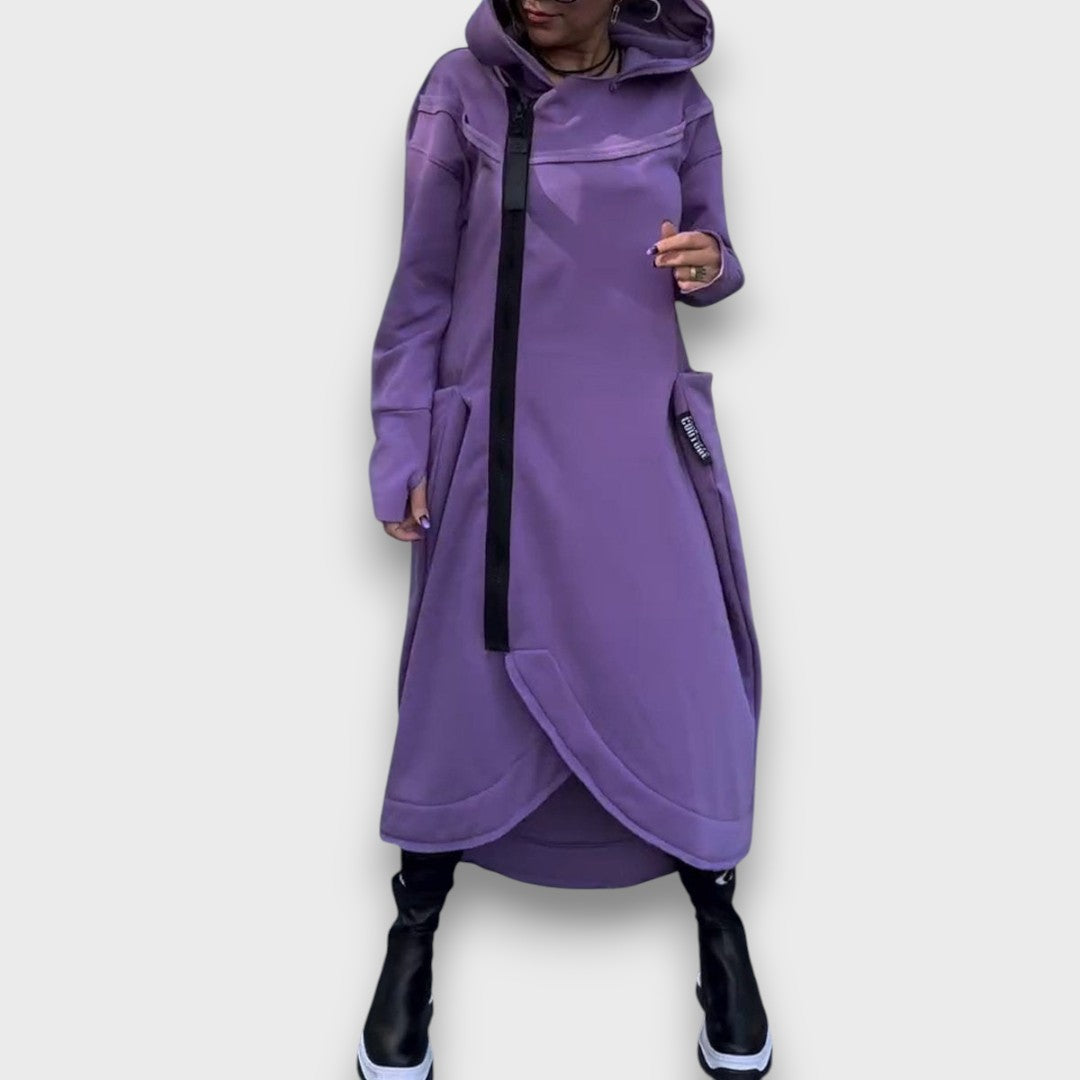 Uschi – Sweaterkleid Mit Kapuze