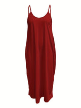 Golda - Cami-Kleid mit tiefem V-Ausschnitt und Tasche