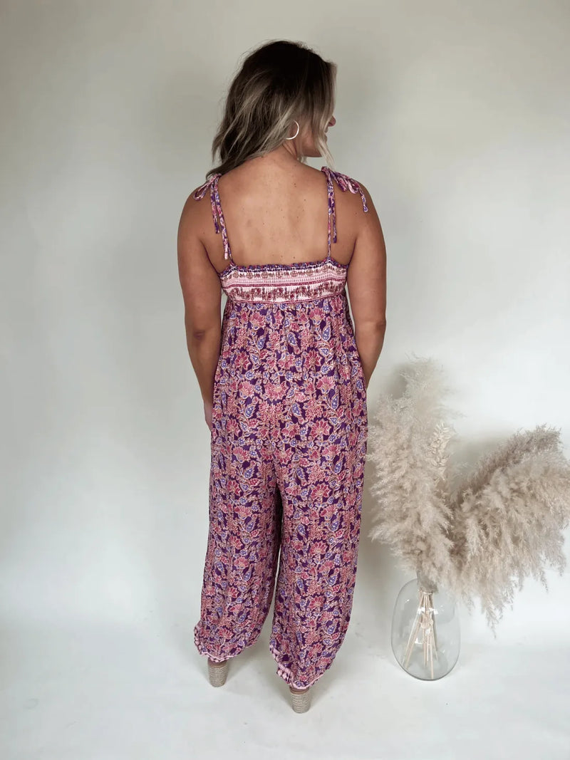 Minsse - Boho Chic Florales Jumpsuit