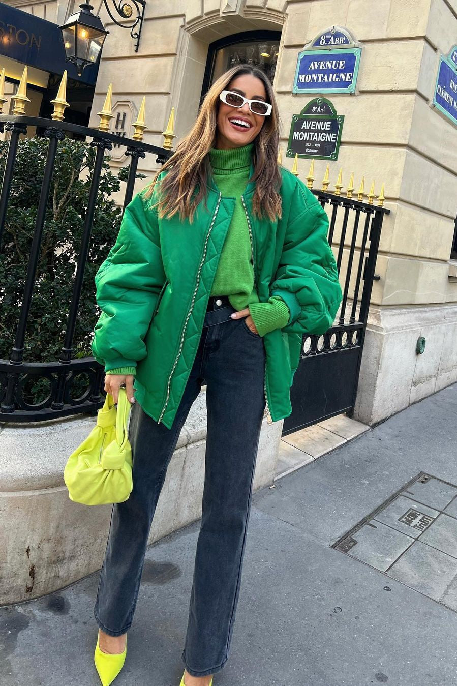 Claudia - Urban Damen Bomberjacke in Übergröße