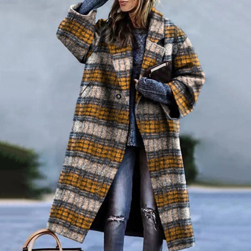 Antonia – Warmer Langer Trenchcoat Für Damen