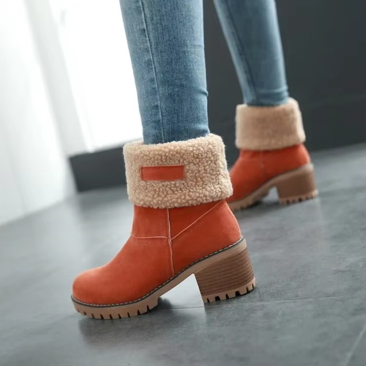 Luisa – Stilvolle warme Schneestiefel aus Leder