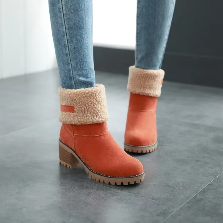 Luisa – Stilvolle warme Schneestiefel aus Leder