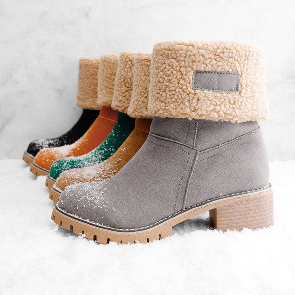 Luisa – Stilvolle warme Schneestiefel aus Leder