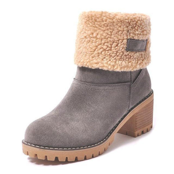 Luisa – Stilvolle warme Schneestiefel aus Leder