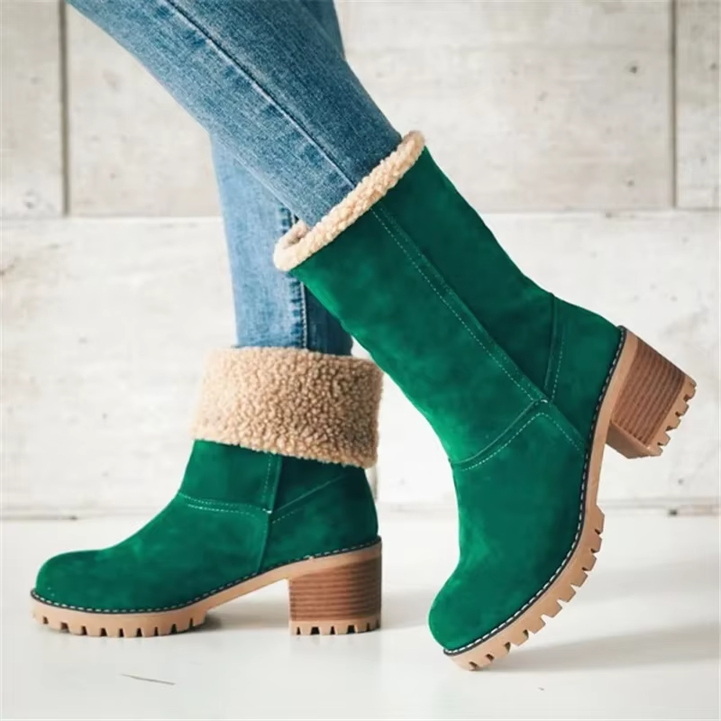 Luisa – Stilvolle warme Schneestiefel aus Leder