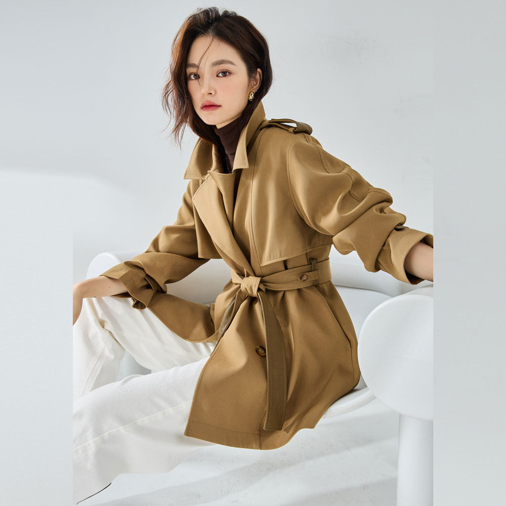 Samiena | Eleganter Trenchcoat für Damen