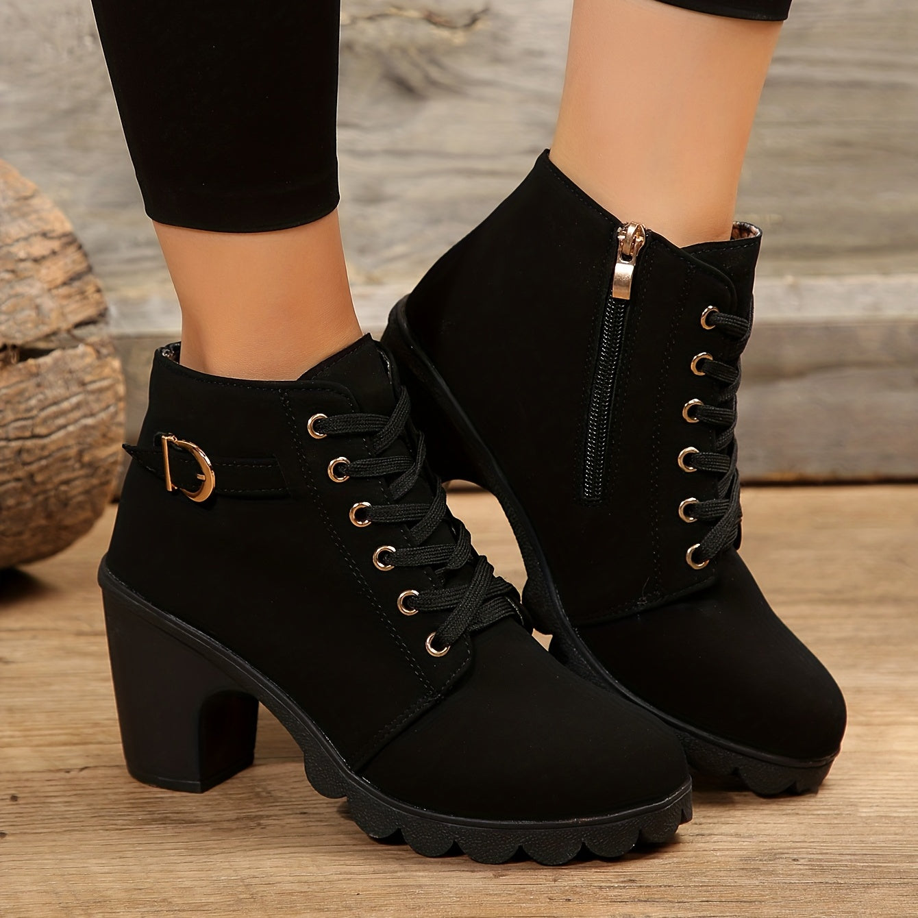 Tiliane - Damen Stiefeletten Orthopädisch Bequem Leder