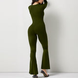 Naria | Figurbetonter Flare-Jumpsuit für Damen