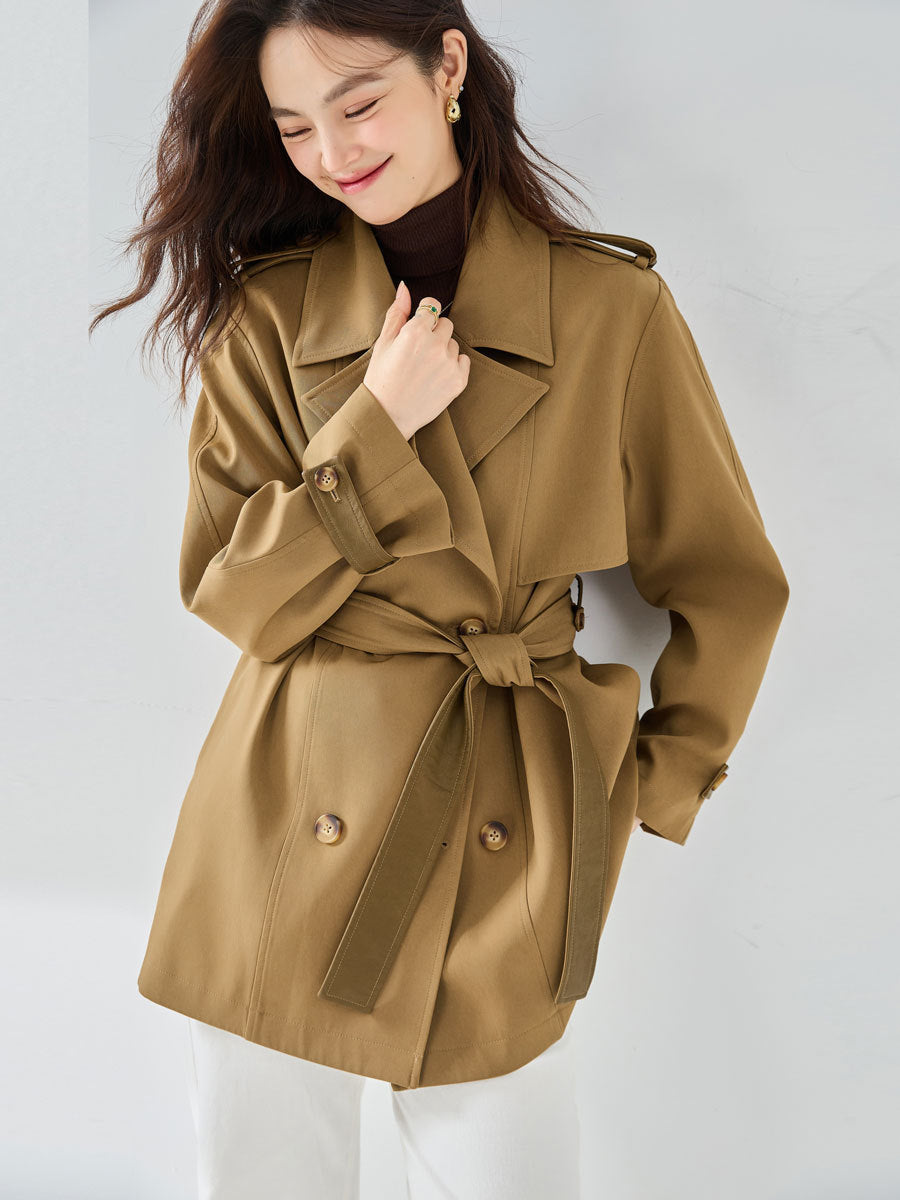 Samiena | Eleganter Trenchcoat für Damen