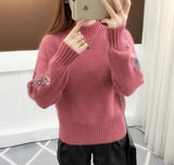 Liliana - Floralbestickter Pullover für Damen