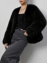 Soft Faux Fur Coat