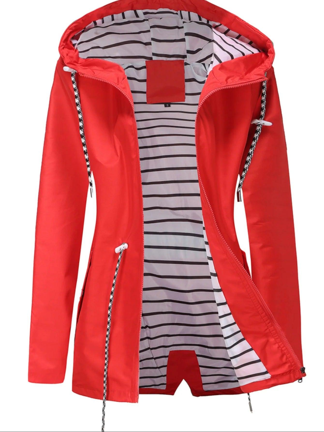 Yara – Wasserdichte Lange Jacke Für Alle Jahreszeiten