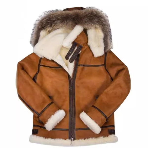 EMIL - ELEGANTE LEDER WINTERJACKE